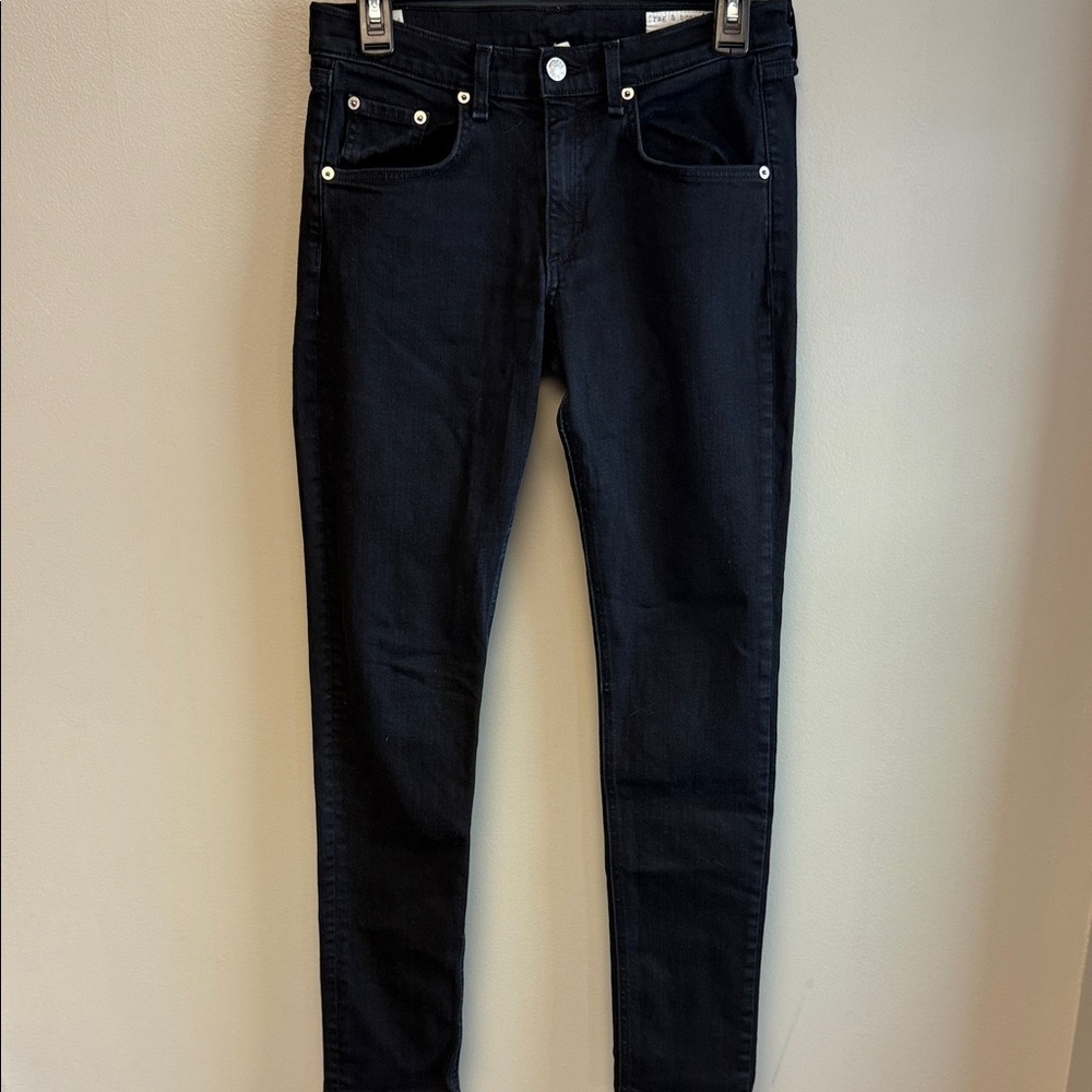 rag & bone Skinny Jeans Dark Wash Women’s 27 Stretch Denim 29 Inseam